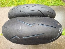 pair of motorcycle tyres PIRELLI Diablo Supercorsa V4 SC1 200/60/17 & 120/70/17