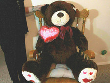 Big Giant Huge 42 Plush Love Teddy Bear Stuffed Animal Toy Holiday day Gift DL