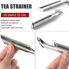 Stainless Steel Tea Infuser Creative Hanging Pipe Tea Strainer Filter with Hook