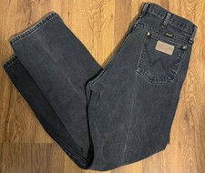 Wrangler Men's 13MWZWK Cowboy Cut Original Fit 34x32 Shadow Black 100 cotton