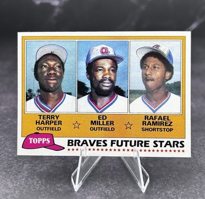 1981 Topps - Future Stars Rafael Ramirez, Terry Harper, Eddie Miller #192 (RC)