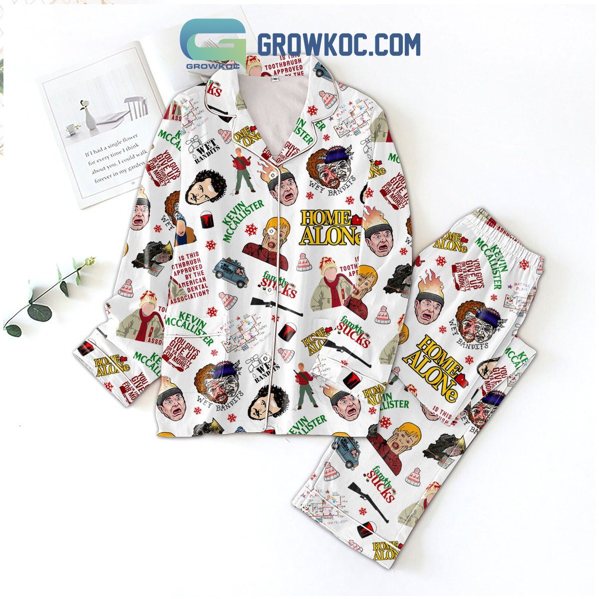 Home Alone Kevin Mccallister You Guys give Up Or Ya Thirsty For More Pajamas Set