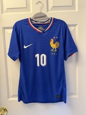 Nike France FFF 2024 Home Jersey Mbappe #10 Blue Soccer Football Shirt Small