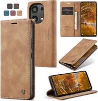HandyhüLle Leder Faltbar StäNder FüR Redmi Note 13 Pro 4G KlapphüLle