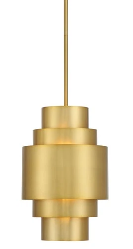 Minka Lavery 2531 Spyglass Terrace 10"W Mini Pendant - Brass - Picture 1 of 3
