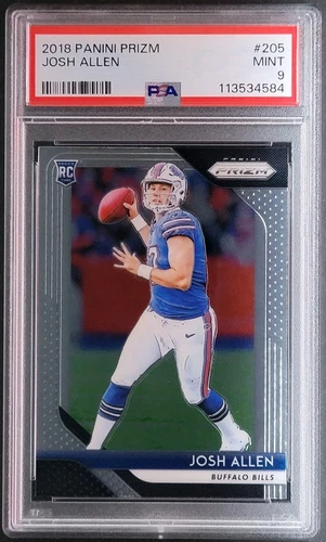 2018 Panini Prizm Rookie Josh Allen #205 PSA 9