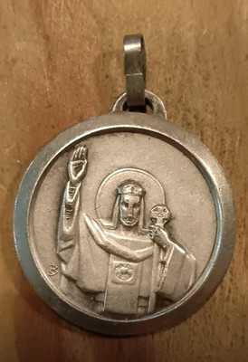 Alte religiöse Medaille Saint-DenisDeMailloc Christus König Calvados Normandie