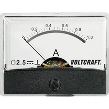 VOLTCRAFT AM-60X46/1A/DC Recessed Measuring Instrument AM-60X46/1A/CC 1 A Bo