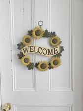 Sunflower Welcome Sign