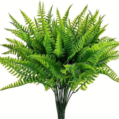 Plantas Helecho Hojas Artificiales Decorativa Persa Decoración Verdes Nórdico