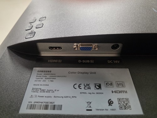 Samsung S24A310NHU 24" Full HD LED Monitor Grade C - Picture 4 of 4