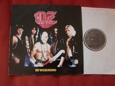 OZ III Warning LP 1984 RCA VINYL 1ST