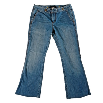 Marc Jacobs Jeans Womens 2 30x27 Button Tab Raw Hem Vtg Archive Made in Poland