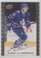 2014-15 Upper Deck Masterpieces James van Riemsdyk #30 Auto jg3