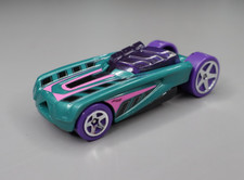 ✅ Hot Wheels Pharodox X6999 Blue Purple Teal Wheels Loose Diecast