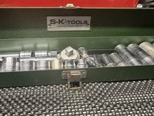 Vintage S & K 3/8 Drive Socket Set In Origina...