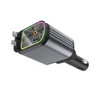 Car Charger W/Starry Night Sky 12V-24V PD 66W Retractable Cables For Phones