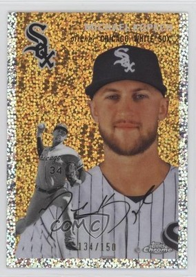 2023 Chrome Platinum Anniversary Speckle Refractor /150 Michael Kopech #165 0o3x