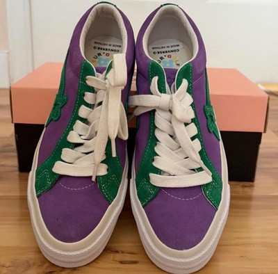 Size 8 - Golf Le Fleur x Converse One Star Ox Purple/Green Tyler the Creator