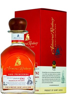 Admiral Rodney HMS Princessa 0,7l, alc. 40 Vol.-%, Rum St. Lucia