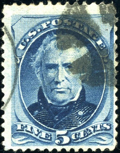 Rare Old Stamp USA / 1875 / Scott No.179 / Mi.No.: 48/used/ Zachary Taylor
