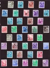 German Stamps   DDR 1953 Five Year Plan Selection Inc Surcharges GCV