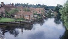 Photo 6x4 View from Ayleswade (Harnham) Bridge Salisbury Looking southwes c1981