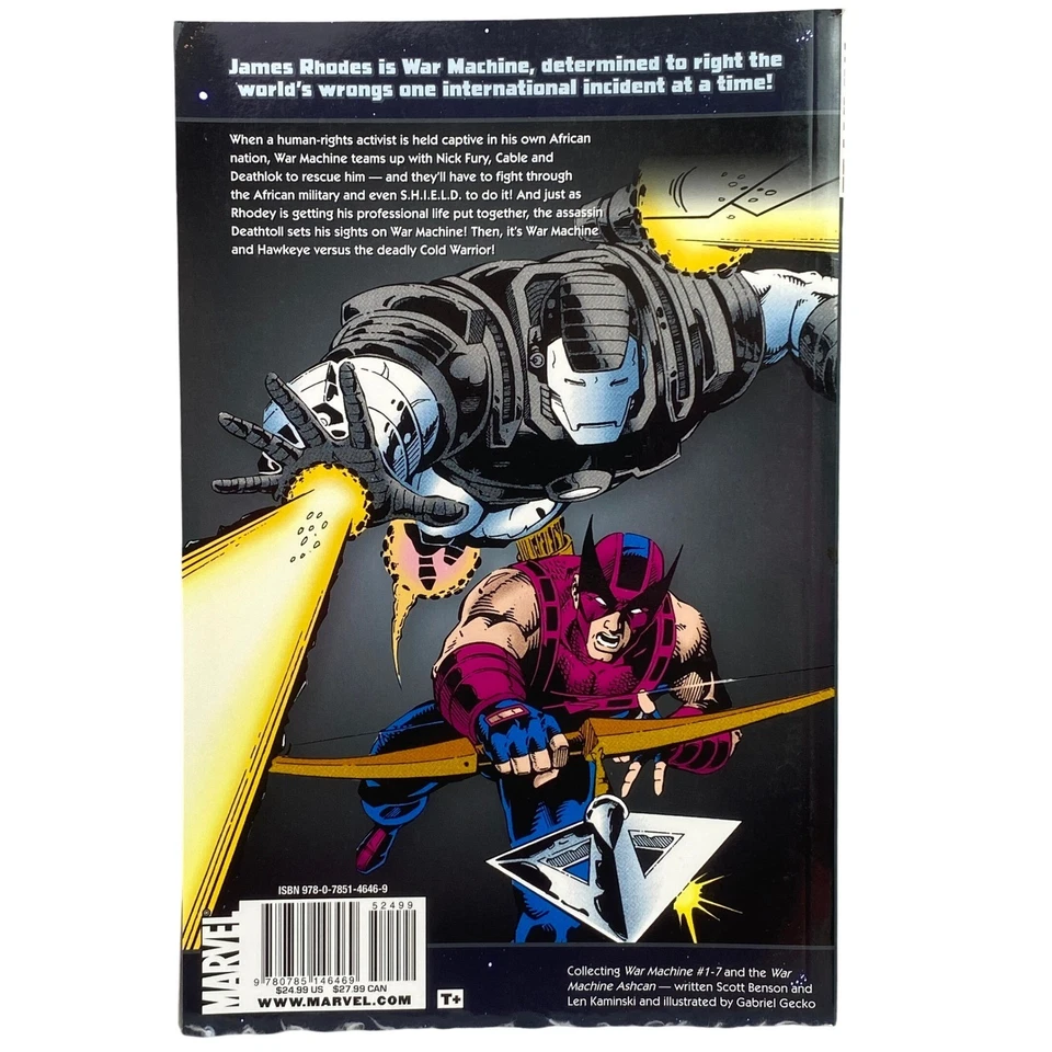 Cómic coleccionable de Marvel novela gráfica clásica War Machine Foto 2 de 4
