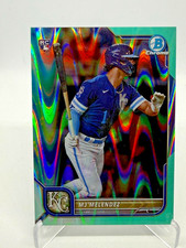 2022 Bowman Chrome MJ Melendez Rookie Card AQUA LAVA /199. rookie card picture