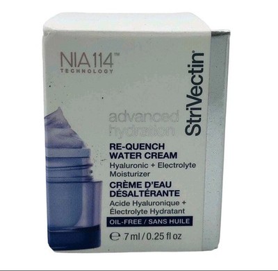 StrivEctin Re-Quench Water Cream Moisturizer 0.25 oz Travel Mini NIB