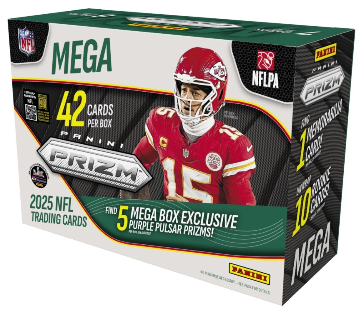 2025 Panini Prizm Football Hobby Mega Box