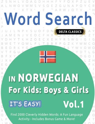 Best Activity Books | WORD SEARCH IN NORWEGIAN FOR KIDS | Taschenbuch | Englisch