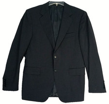 Canali Bloomingdales Suit Jacket Sport Coat Men's 40R Gray Wool 2 Button ITALY