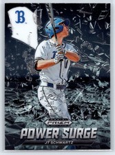 2021 Panini Prizm Draft Picks JT Schwartz Power Surge Insert Rookie RC #PS-JS