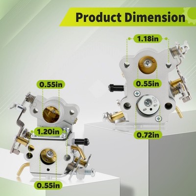 SAANICH Carburatore Carb Fit For Poulan P3314 P3314WS P3314WSA P3416 - Foto 5