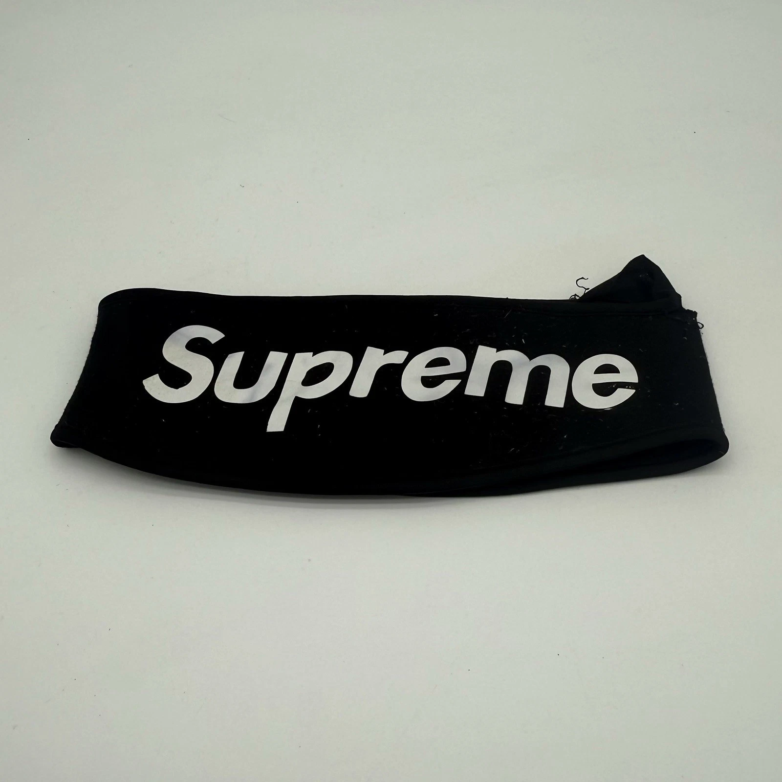 Supreme Fleece Headband Black White FW13 Collection Authentic Easy Sow Repair