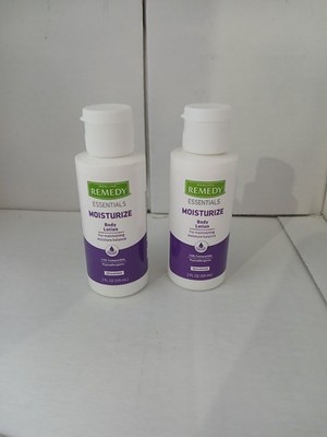 2 Medline Essentials Moisturize Hypoallergenic Body Lotion Unscented 2 oz