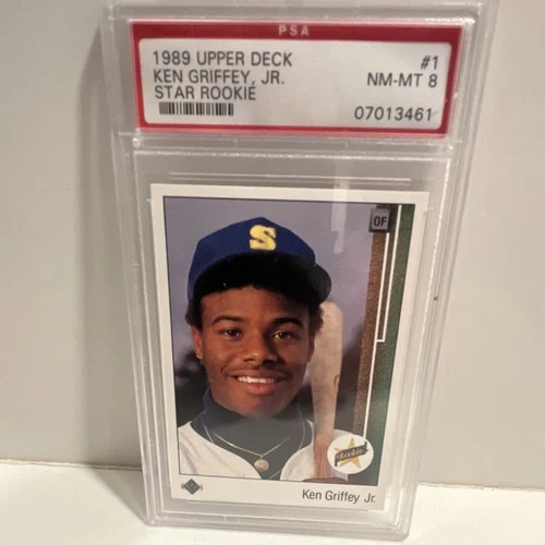 1989 Upper Deck Ken Griffey Jr Star Rookie #1 PSA 8 Seattle Mariners MLB! PSA