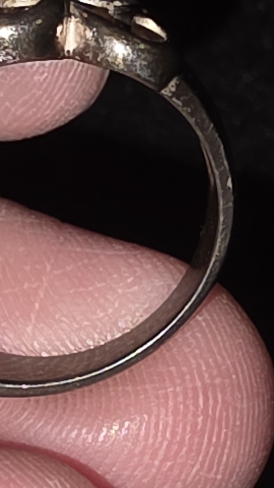 Size 6 Sterling Silver Ring Scroll Pattern - image 4