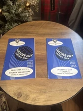 Vintage Leicester City Football Programs 1962/63 Arsenal & Bolton Rare Set