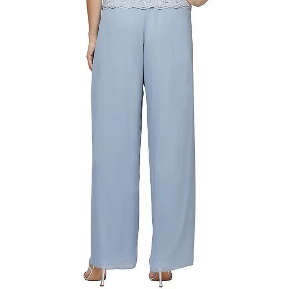 Alex вечера струящийся шифона широкие брюки 3 X с подкладкой ноябрь продажи - Изображение 2 из 4