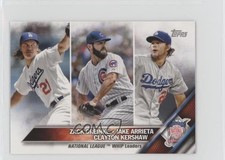 2016 Topps Mini Online Exclusive League Leaders Zack Greinke Jake Arrieta 0h1