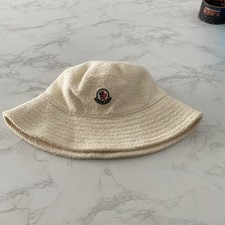 Moncler Bucket Cream Hat - Unisex 100% Authentic