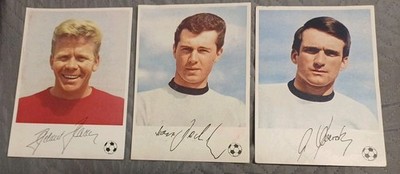 Knorr Sammelbilder - WM 1966 - gedr. Autogramm von Beckenbauer, Haller, Overath
