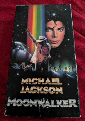 Michael Jackson Moonwalker VHS Tape 1988 CBS Music Video Vintage Rare READ!