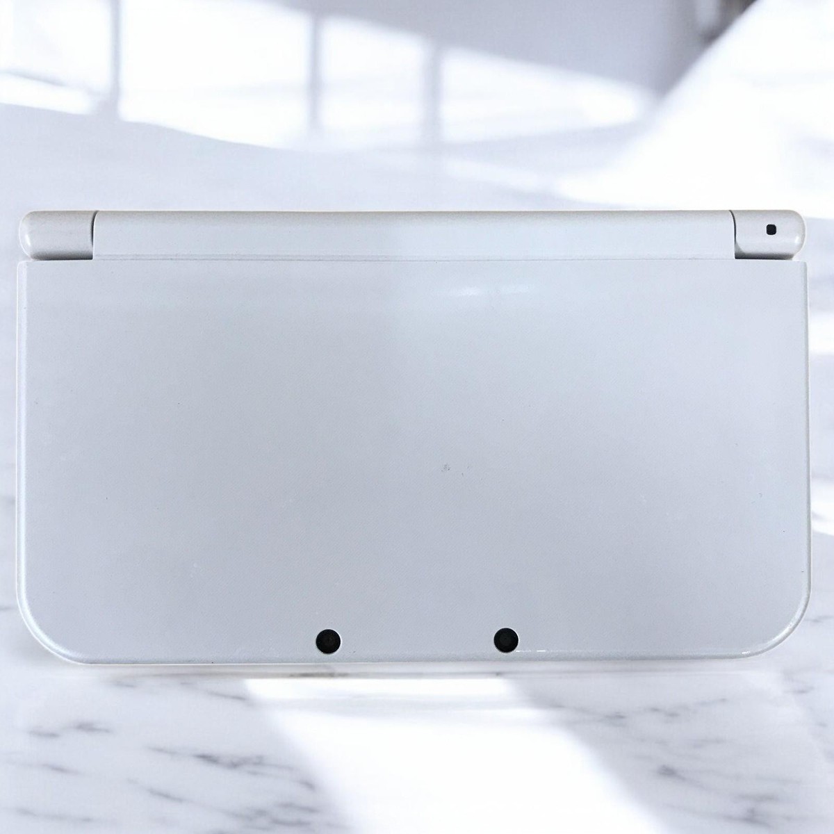 New Nintendo 3DS LL Pearl White Console Stylus Working Tested