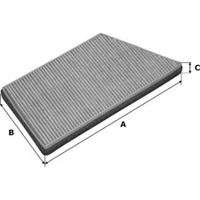 Valeo 698749 Filter Innenraumluft für PEUGEOT 206 2A C 2E K 2D Innenraumfilter