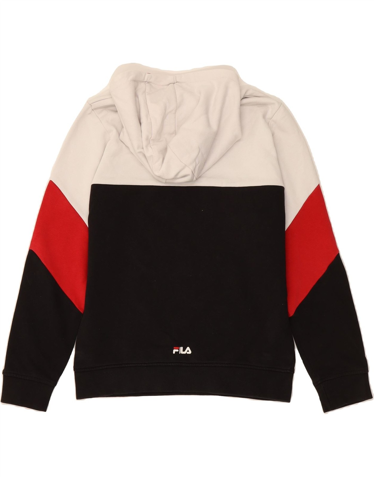 Felpa con cappuccio FILA ragazzo grafica 13 14 anni nero colorblock cotone PL13