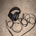 Sennheiser HD 558 Black Over-Ear Headphones with 3.5mm Adapter Tested and Works