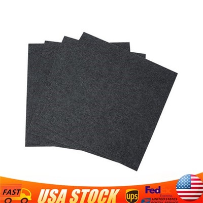 Carpet Tiles 23.6x23.6 inch 20 Pack Peel and Stick Rug Self Adhesive Deep Grey